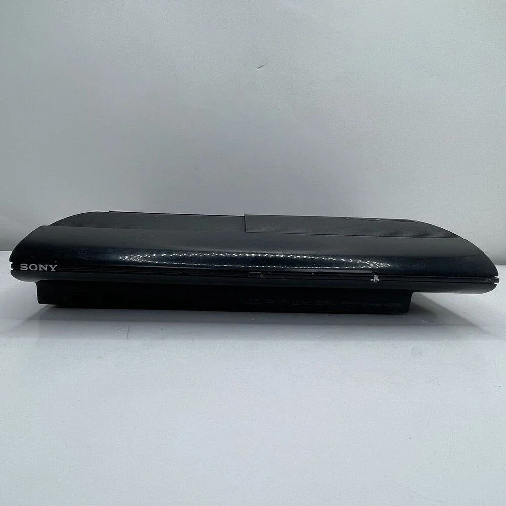 Black Sony PlayStation 3 Super Slim CECH-4001B Blu-ray Console Only